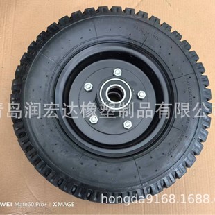 Supply 16inch 4.00-8 Trolley Inflatable Wheels, Trailer Wheels, Tool Cart Wheels