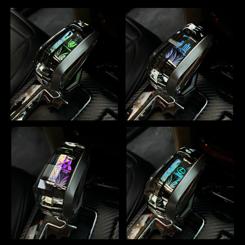 Universal crystal gear knob touch luminous gear shift head car shift…