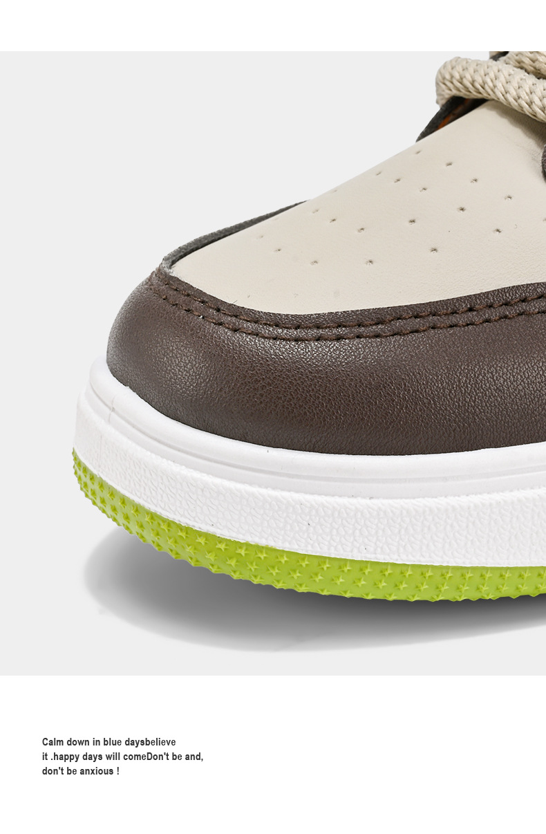 新益美 板鞋男新款小恶魔潮鞋运动时尚休闲高级板鞋