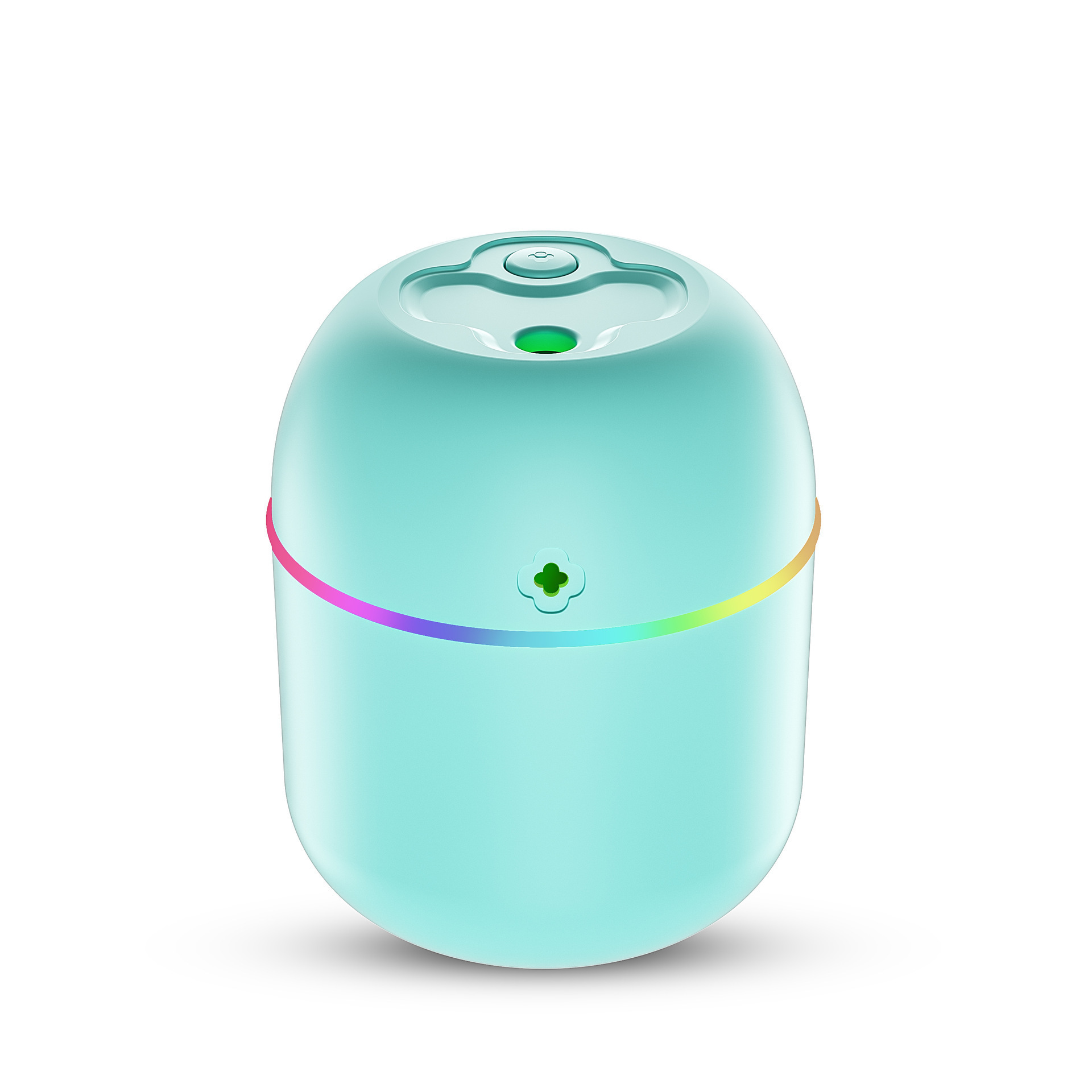 Nuevo producto antiguo estilo antiguo humidificador de vasijas de flores luces coloridas luces de atmósfera adornos de regalo silencioso humidificador de niebla grande