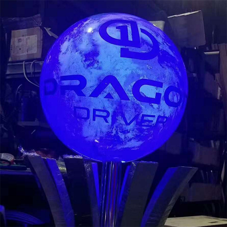 非标自动化展览球发光景观球宗亲会气氛球有机玻璃异形吹塑道具球