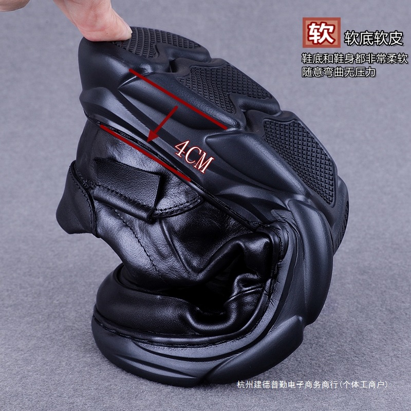 대외 무역 가을 남성 신발 새로운 트렌디 한 신발 남성용 탑 레이어 카우보이 조커 남성 캐주얼 스포츠 가죽 신발 자동차 바느질 신발