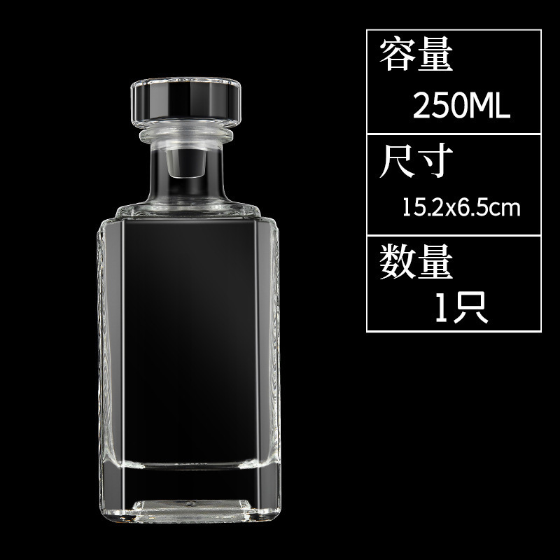 卸売供給 0.5kg パック自家製ワインボトル増粘ガラスワインボトル空のワインボトル白ワインボトルギフトボックスのフルセット|undefined