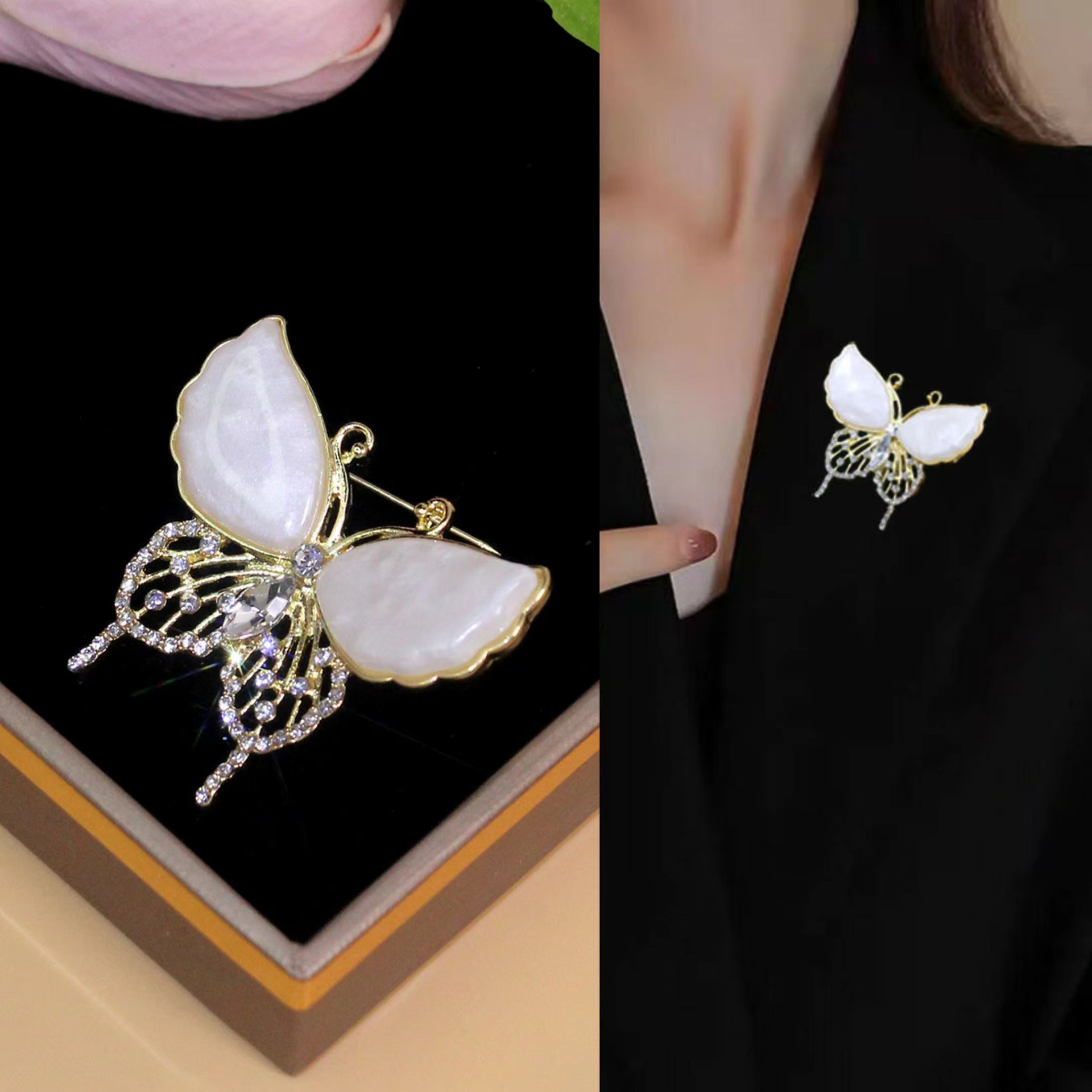 Accessori per cappotti con fiocco alla moda, spilla fissa per vestiti, multiuso, anti-esposizione, accessori per abbigliamento da donna, spilla da corsage_voghion.com