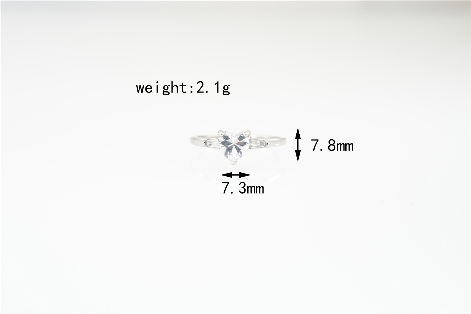 Heart Shape Pattern Unisex Gender Wholesale Jewelry Simple Style Classic Style Heart Shape Titanium Steel Rings