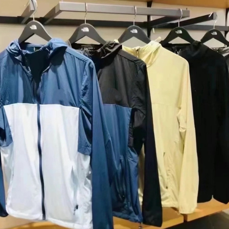 Bh7188 Spring Season Unisex Couple Style Lightweight Northern Outdoor Sports Color-Blocking Cool Windproof Skin Jacket