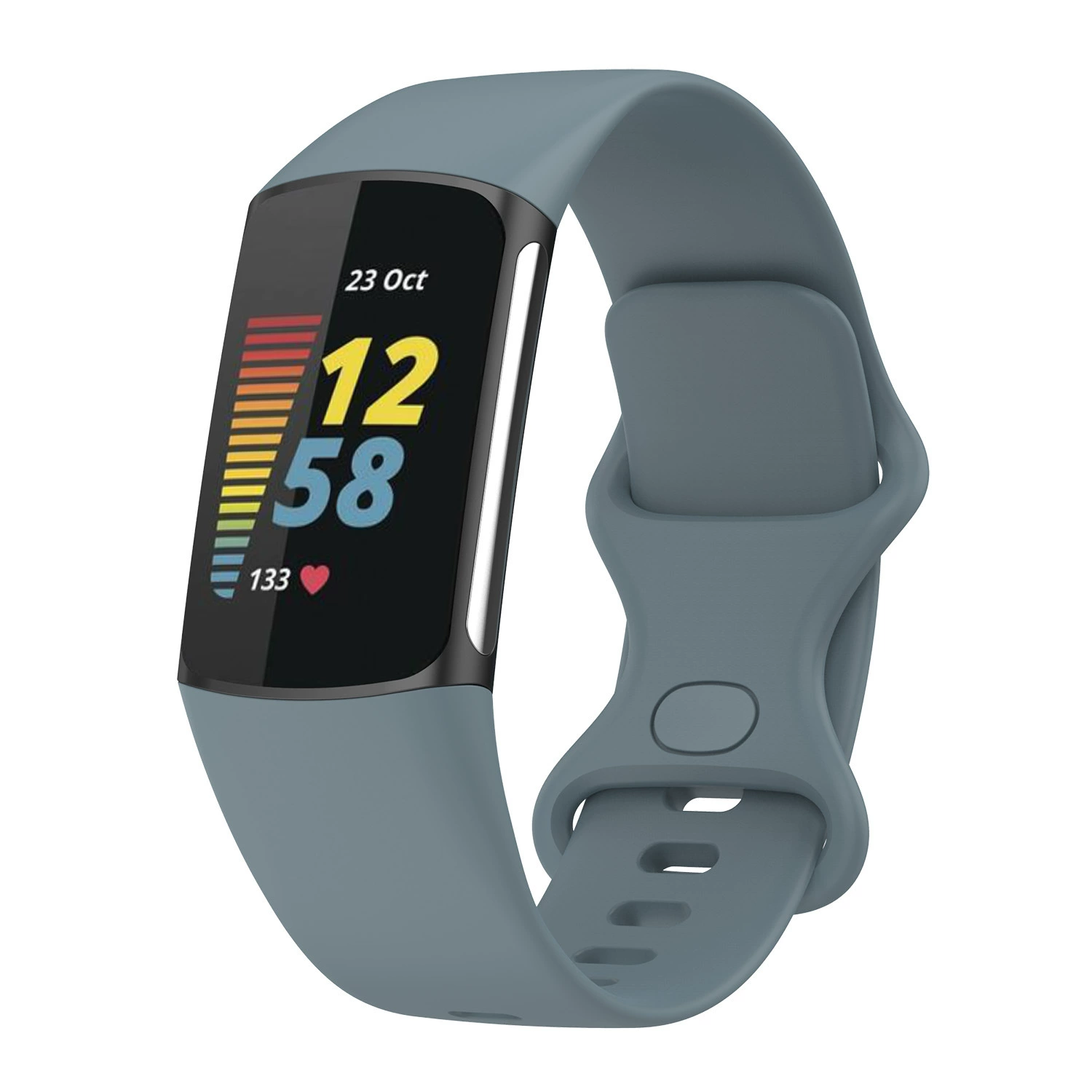 Применимо к силиконовому ремешку Fitbit CHARGE5, браслет CHARGE6, официальный, тот же стиль волк на запястье