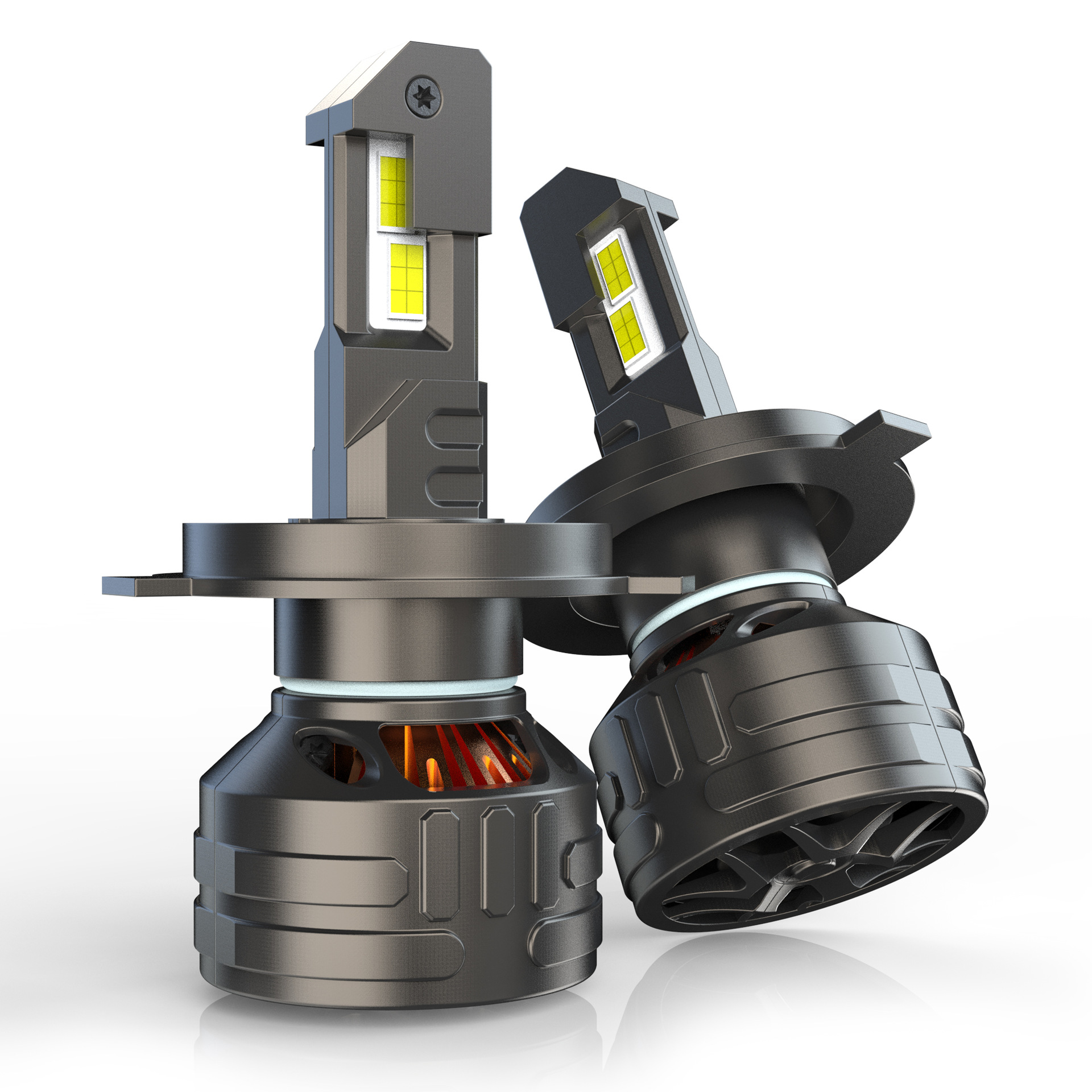 Nuevos productos transfronterizos de la serie V25 superbrillante del faro de automóvil LED H4 conjunto de faro modificado para lámparas de automóvil especiales
