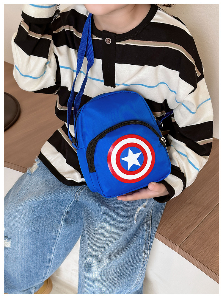 2023 Children's Casual crossbody Bag, New cartoon small crossbody bag for primary school students, portable mobile phone coin purse for boys' Outing undefined