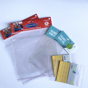 OPP self-adhesive bag custom hanging hole aircraft hole bag plastic transparent packaging bag opp card head self-sealing bag custom