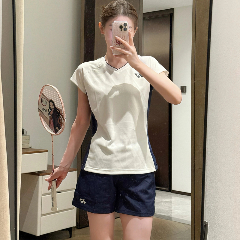 新款yy羽毛球服男女款运动服比赛服儿童款学生训练透气俱乐部印字|undefined