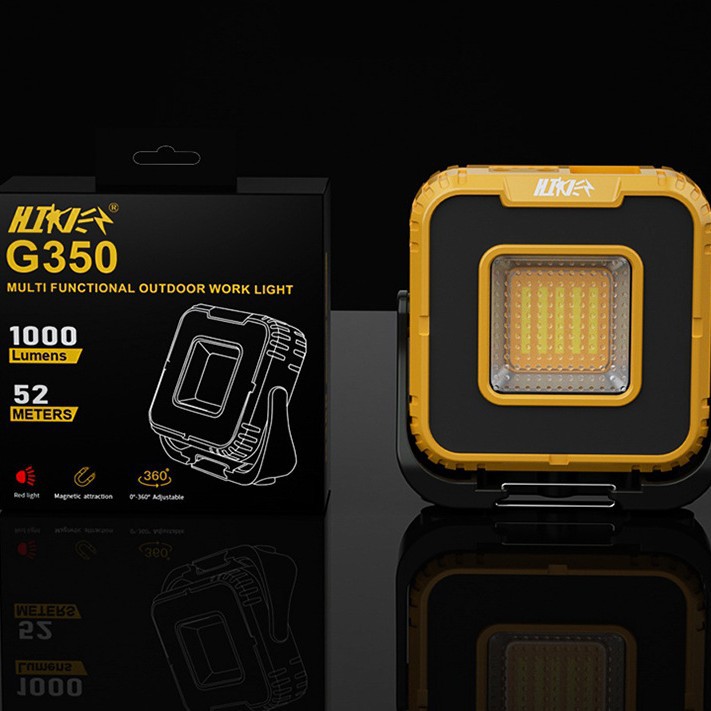 HIKER nuevo G350 campamento al aire libre iluminación que acampa luz COB mantenimiento luz de trabajo fuerte magnético multifuncional
