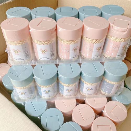 Toothpicks household portable toothpick jar toothpicks 400 barrels bamboo toothpicks catering hotel toothpick box 2 yuan department store