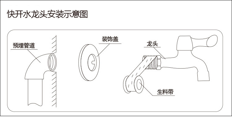 304 stainless steel old-fashioned slow-opening outdoor faucet anti-freezing and frost-resistant outdoor tap water washing machine 4-6 faucet undefined