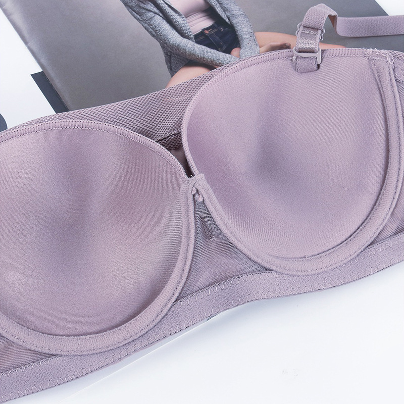 Fábrica de Shantou en el lugar de la limpieza de pecho tipo ajustable anti-caída de la luz recopilación de la ropa interior de la mujer anti-caída sujetador