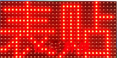 Ledディスプレイp10シングルレッド屋外ドアヘッドスクロール字幕セルボードモジュール電子広告スクリーンカスタマイズ|undefined