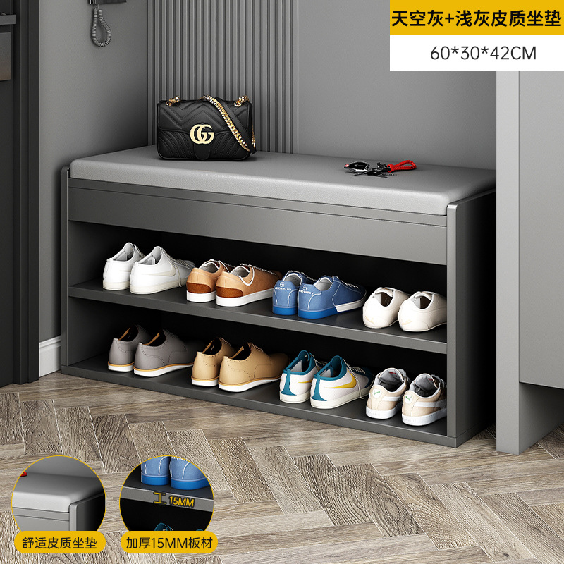 [업그레이드] 스카이 그레이 60cm 라이트 그레이 가죽 쿠션