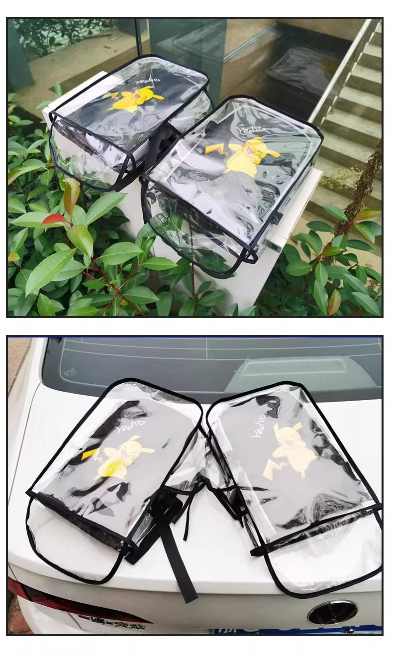 Electric Vehicle Velvet Thickened Handlebar Cover Waterproof Winter Battery Vehicle Warm Gloves Cold-Proof Scooter Handlebar Cover