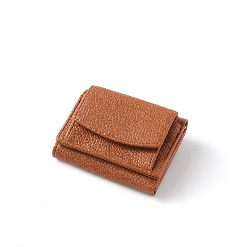 Nuevo bolso de mujer corto transfronterizo simple multi-tarjeta billetera con cremallera bolso de mini monedas de mujer corta bolsa