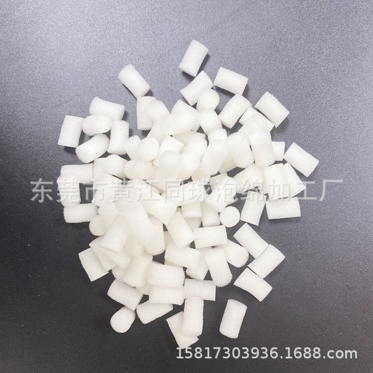 批发 80PPI细孔饮水机过滤杂质海绵圆柱 白色净化器泡棉滤芯