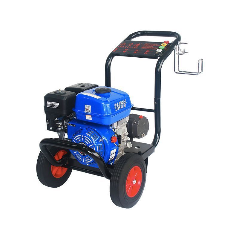 高压清洗机力帆170汽油动力商用洗车机养殖场清洗机手推移动式