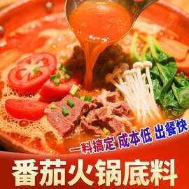 番茄火锅底料家用酸汤味番茄酱麻辣烫锅底米线汤面餐饮调料汤底料