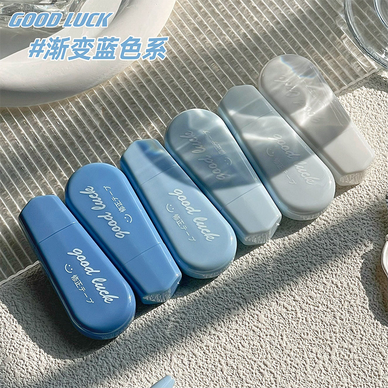 Cinta de corrección Mini traje de cinta de corrección suave y no fácil de romper Cinta de corrección de gradiente de cinta de corrección de valor de color alto estudiante