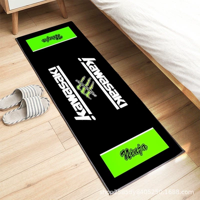 Display Mat with Advertising Logo | Avtomobil döşəmə paspasları - mt16-40120cm-crystal-velvet-dot-plastic-bottom