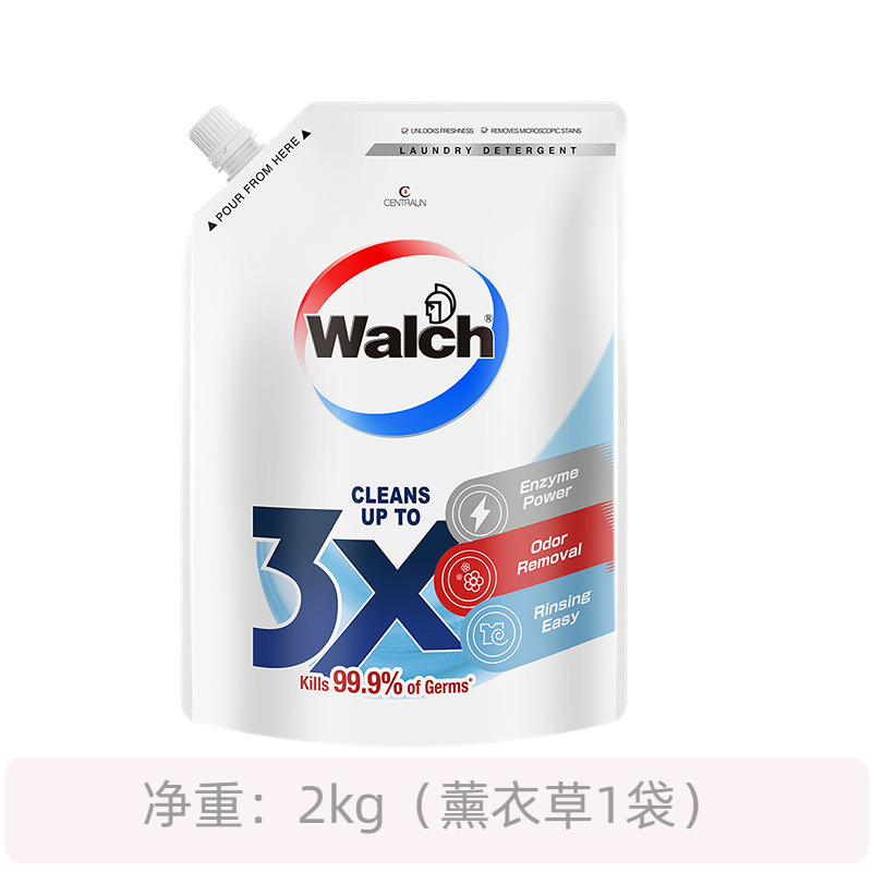 3X 효소 세탁 세제 2L (라벤더)