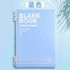 A4 horizontal line blue 1 book/60 photos (positive and negative pages)