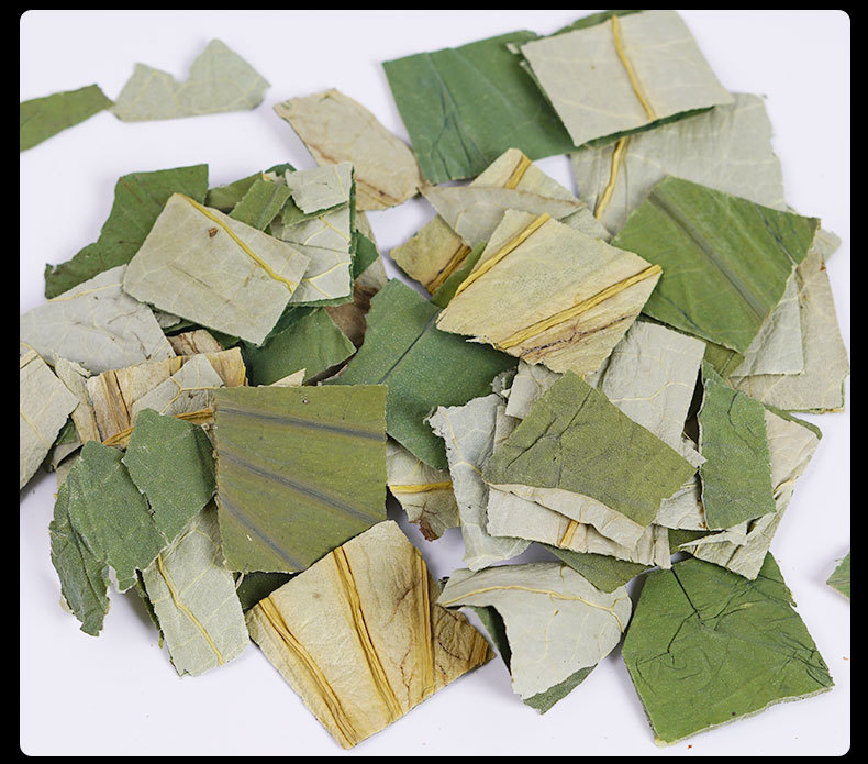 Lotus Leaf Tea (Nelumbo nucifera) — Dried He Ye Leaf Pieces from Weishan Lake, 500g in use