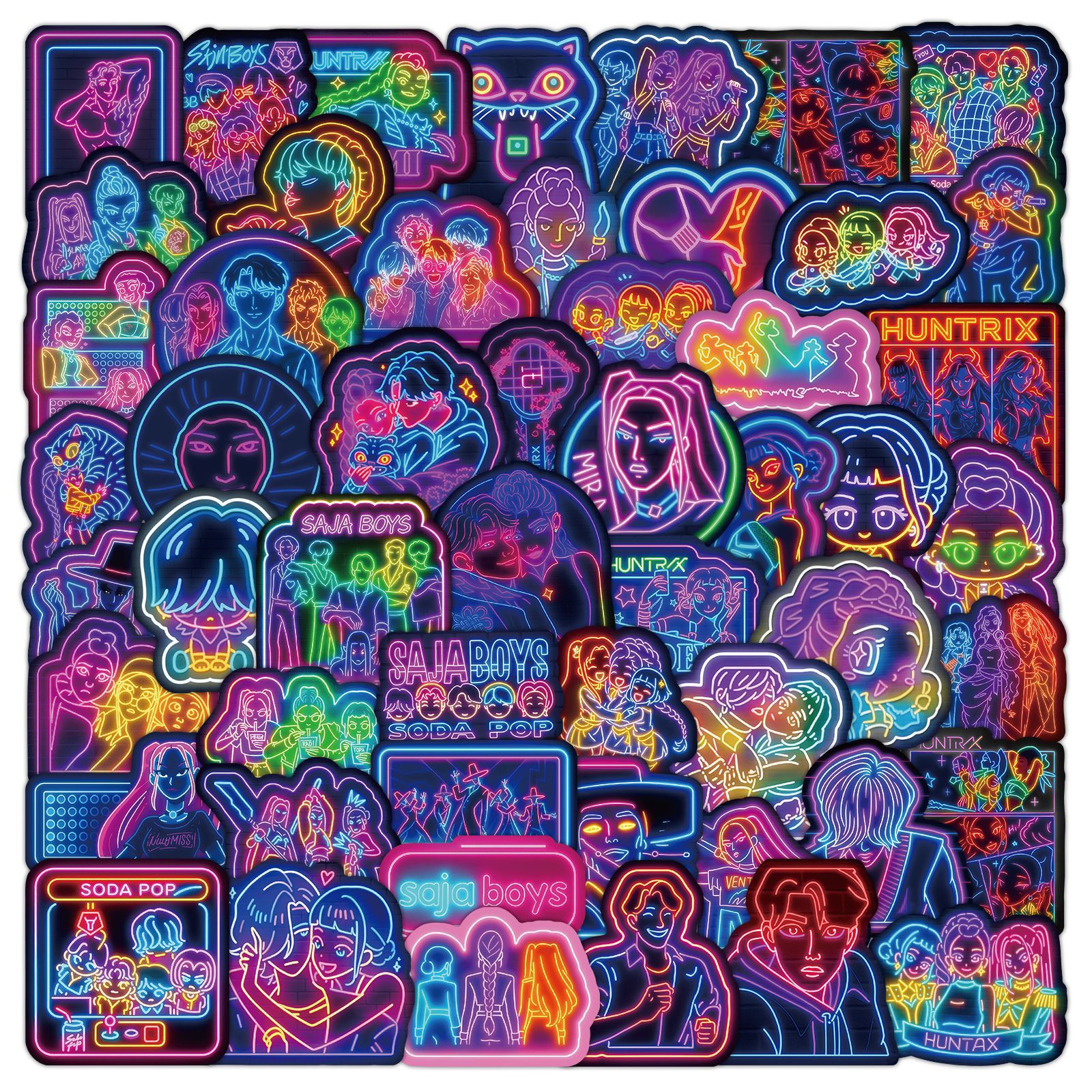 9995-50pcs laser colorful film