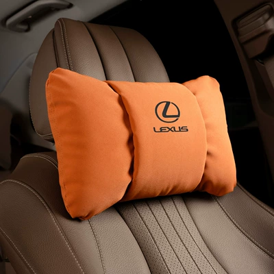 Headrest Headrest and Lumbar - butterfly-style-love-horse-orange-lexus-headrest-set