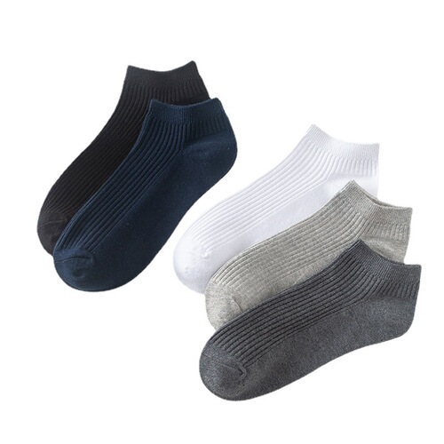 Socks men's sweat-absorbent summer thin invisible boat socks solid color cotton socks short socks sports men's socks summer wholesale spring and summer
