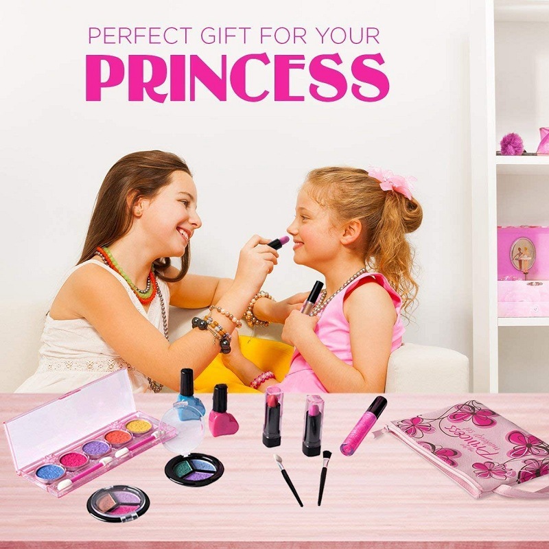 Exclusive for Cross-Border Children's Cosmetics Makeup Princess Makeup Girls' Jewelry Play House Toys Multiple Sets