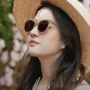 圆框同款有风地方墨镜