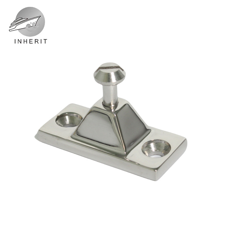 316不锈钢金字塔50*22山形座 跨境供货游艇遮阳棚配件山型座