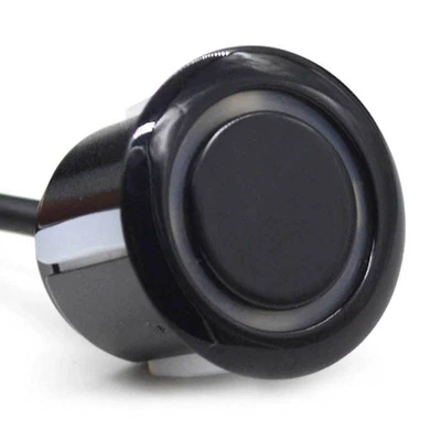 Erlangshen Reversing Radar Probe Sensor Sonic Detection 22mm Opening Diameter Flat Probe (Park radarı) - black
