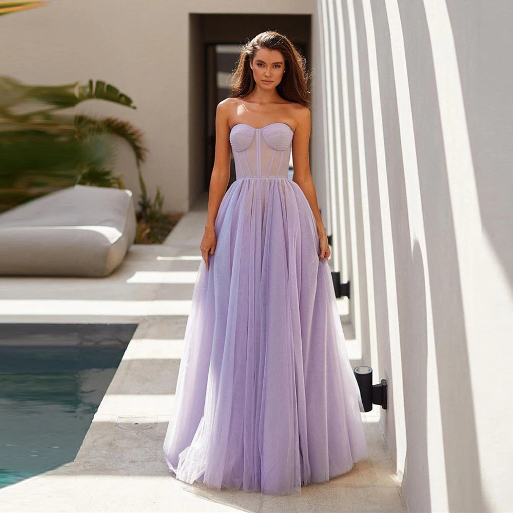 Europa y América Comercio exterior Amazon AliExpress deseo estación independiente nuevo tubo sexy Top tulle vestido de noche