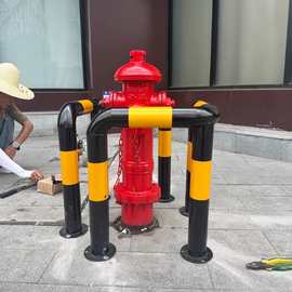 常规U型M型可根据图片加工护栏车间货架立柱保护防撞栏杆加厚钢管