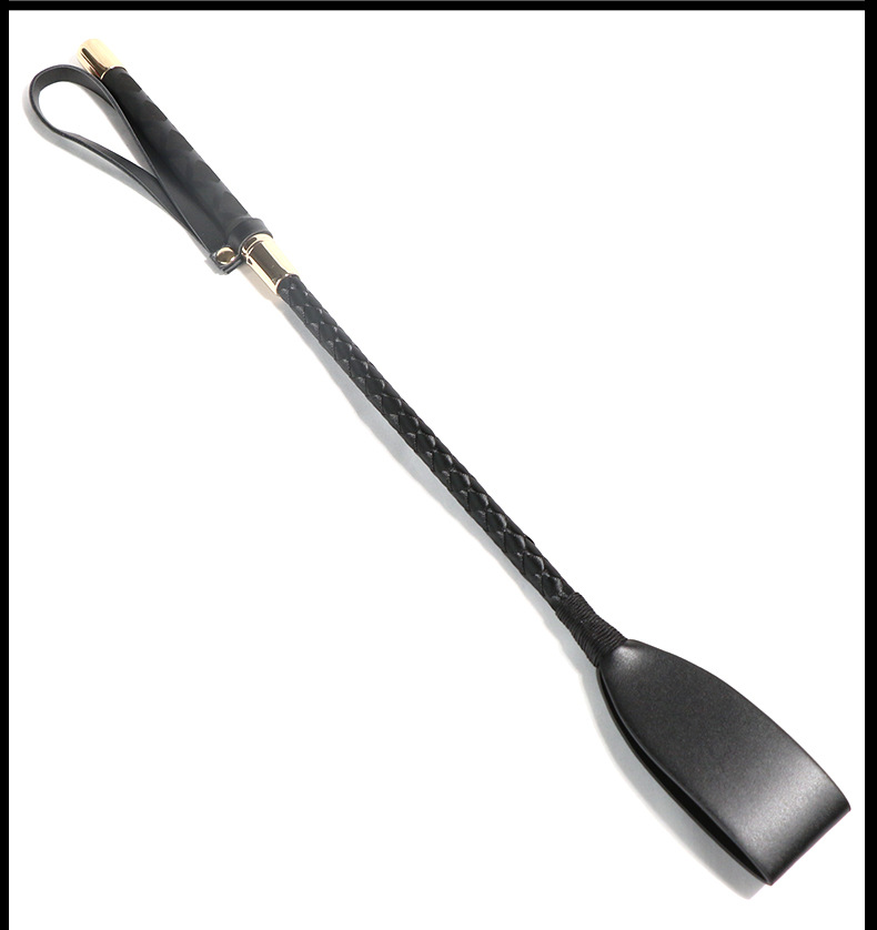 PU Embossed Leather Hand-Pat Whip 45cm for Adult Couples Flirting — detail image 8