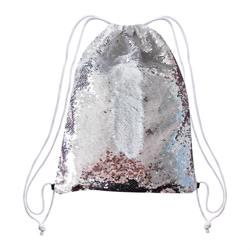 Transferencia Térmica de impresión bolsa cordón lentejuelas mágicas DIY creativo personalizado consumibles en blanco al por mayor image 11