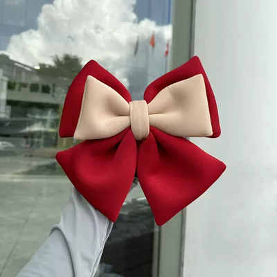 Seat Decoration, Sunny Luna Car: Other Automotive Interior Supplies - red-and-apricot-color-big-bow