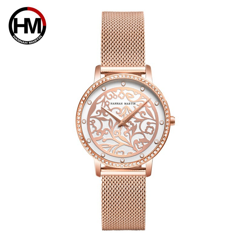 Hannah Martin 1073 British Niche Brand Ins Popular Women's Quartz Watch Decoration Hannah Martin 1073 British Niche Brand Ins Popular Women's Quartz Watch Decoration
