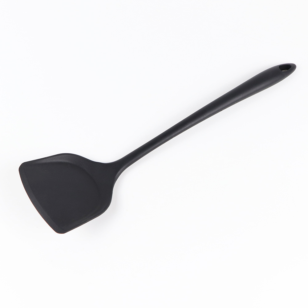 All-in-one extended handle silicone spatula, 39cm large cooking spatula, high-quality food-grade silicone kitchen utensil