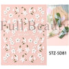 Nail stickers, fake nails, white mountain tea for nails, suitable for import, new collection, orchid