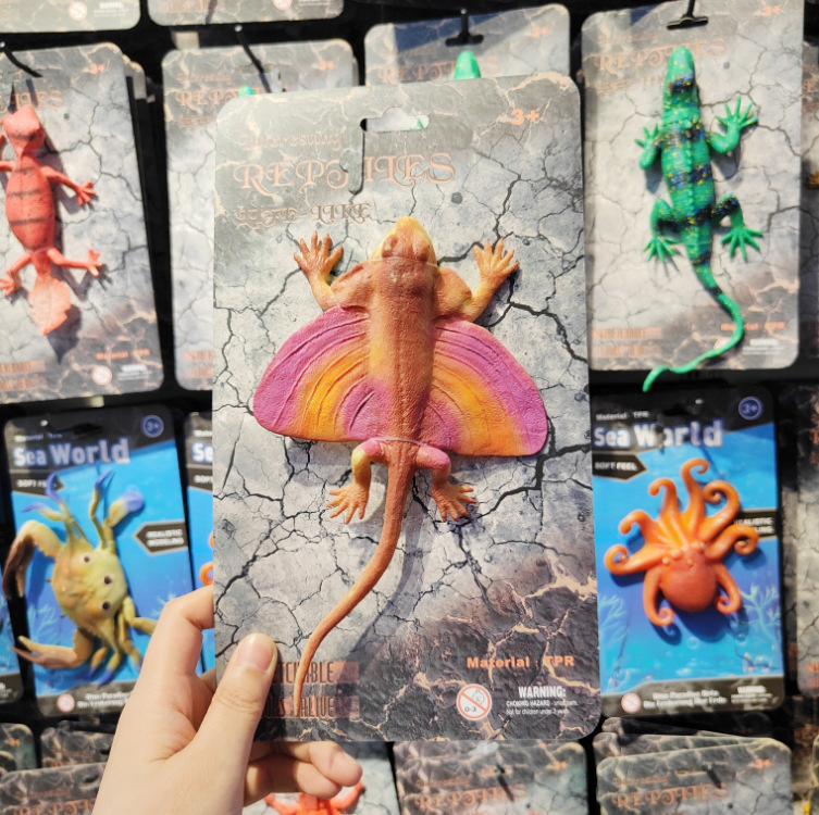 模擬軟質爬虫類モデルおもちゃ模擬トカゲカメレオン子供の認知両生類|undefined