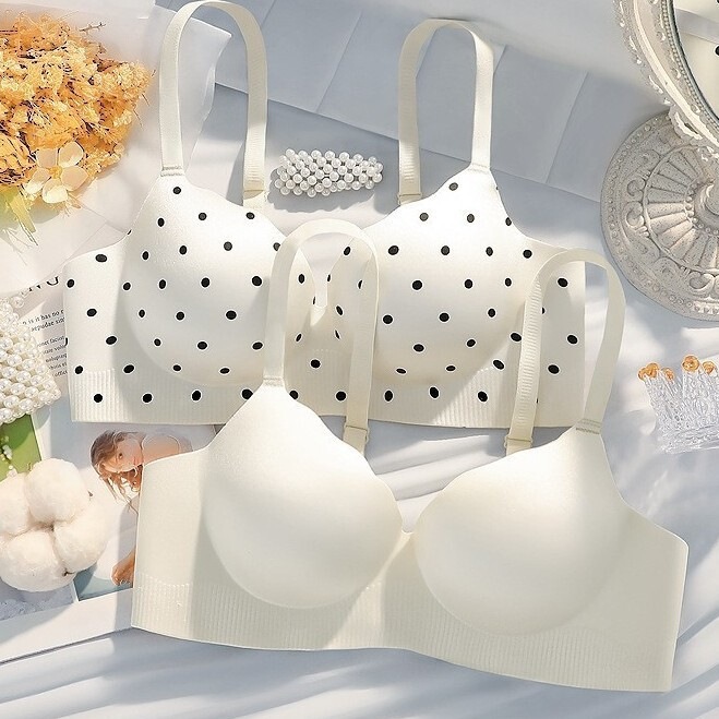 Naiyu Seamless Underwear for Small Busts, Push-Up, Seamless, Wireless Bra for Women with Flat Chests, Designed to Enhance Appearance and Prevent Empty Cups