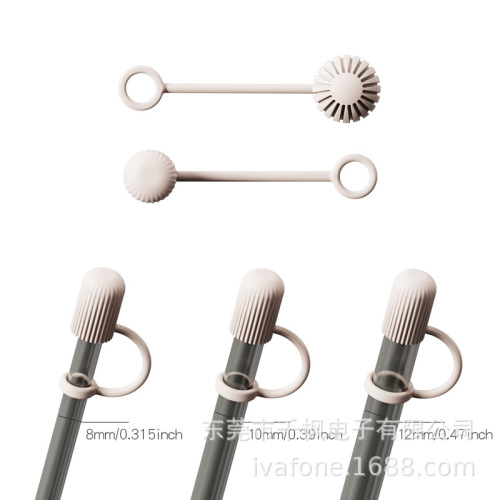 Silicone Straw Cap 6-10mm Universal Straw Cover Leak-Proof Dust-Proof Stanley Straw Accessory Food-Grade Silicone