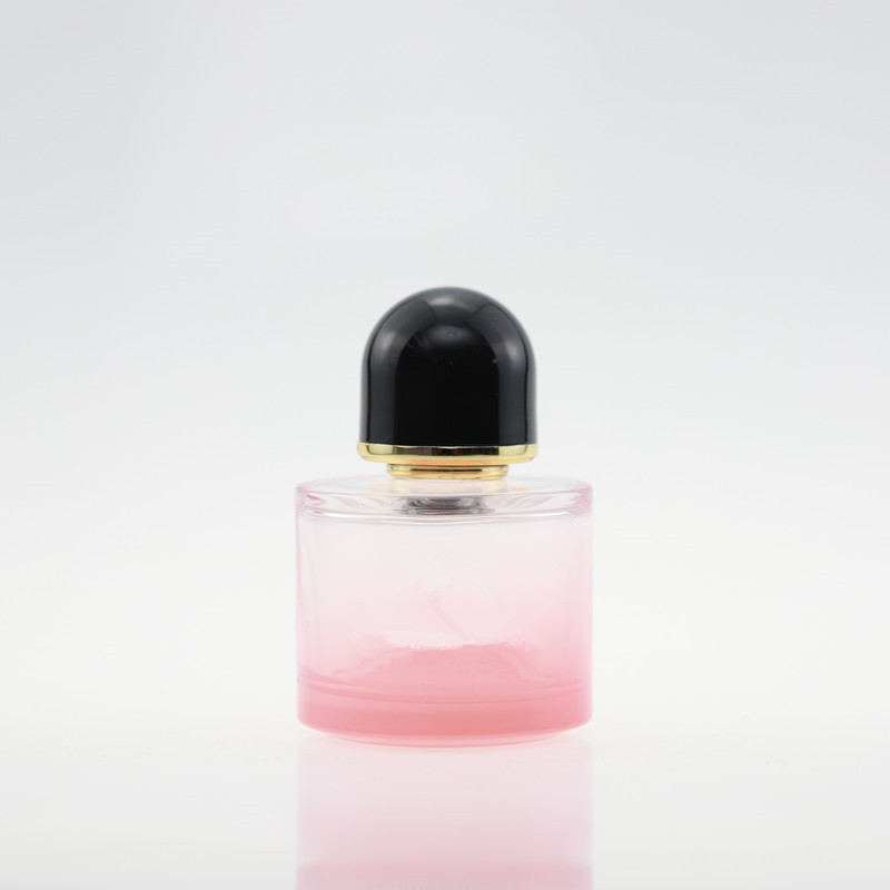 批发矮胖平肩圆柱50ml香水瓶现货厚底 水晶玻璃瓶空瓶喷雾瓶